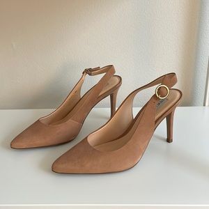 Steve Madden Amara heels in Blush Nubuck